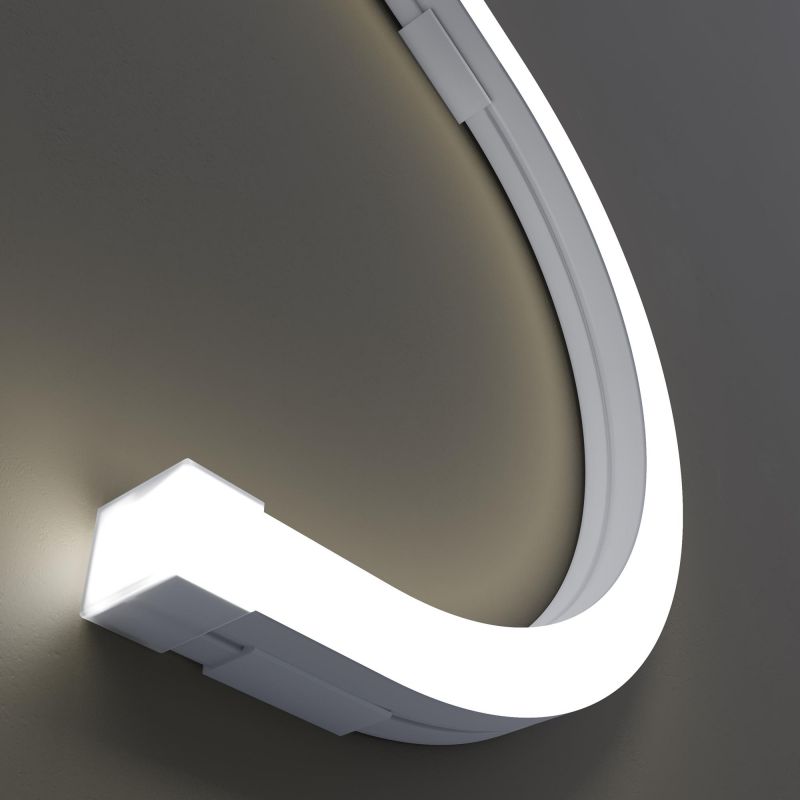 Гибкий неон Maytoni Изгиб 3D 18x16 24В 14,4 Вт/м 6000K IP67 5м LED холодный свет (6000К) 432047 фото 5