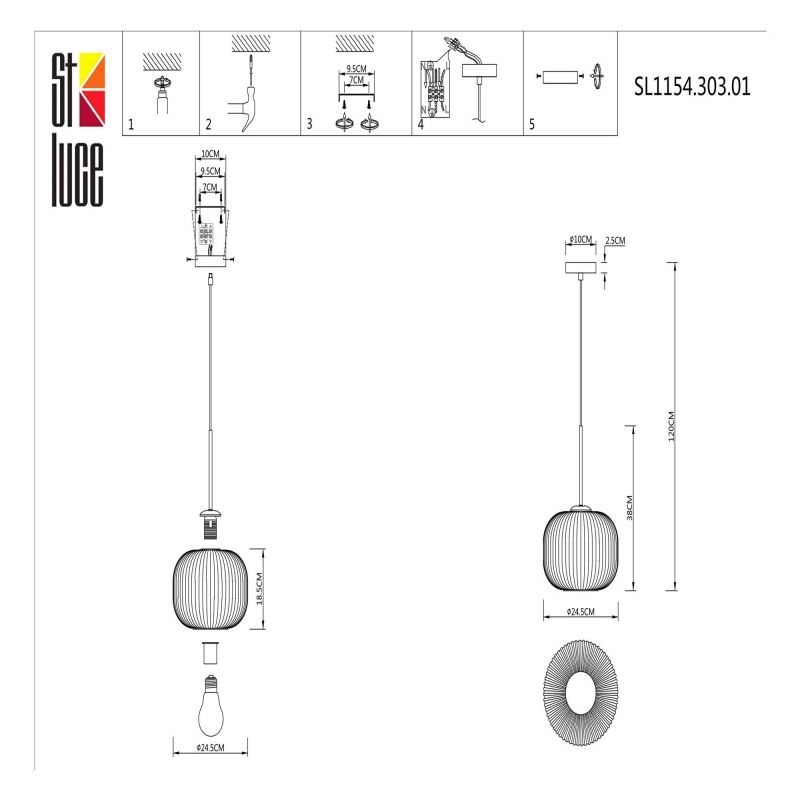 Подвес ST-Luce GRAN SL1154.303.01