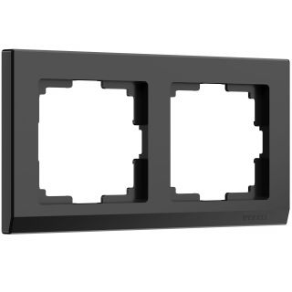 Рамка на 2 поста (черный) Werkel W0021808