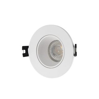 Встраиваемый светильник Denkirs DK3020WW IP 20, 10 Вт, GU5.3, LED, белый/белый, пластик DK3061-WH