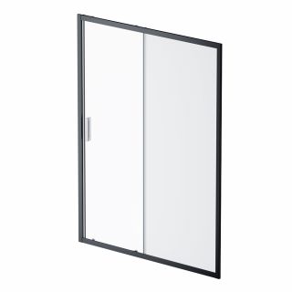 Дверь душевая в нишу AMPM Gem W90G-150-1-195BM, профиль черный матовый, стекло матовое