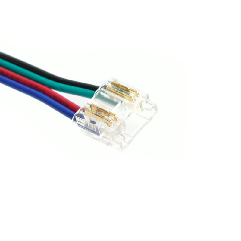 Соединительный провод FERON 12мм для RGB COB  ленты шириной 10 мм, LD199 48971