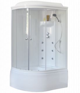 Душевая кабина Royal Bath RB8120BK3-WT, 80х120 см, R