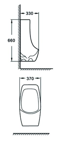 Писсуар BeWash BKURT00330