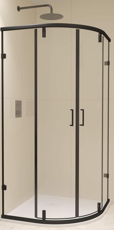 Душевой уголок RGW CL-55B 90x90 см, профиль черный, стекло прозрачное фото 1