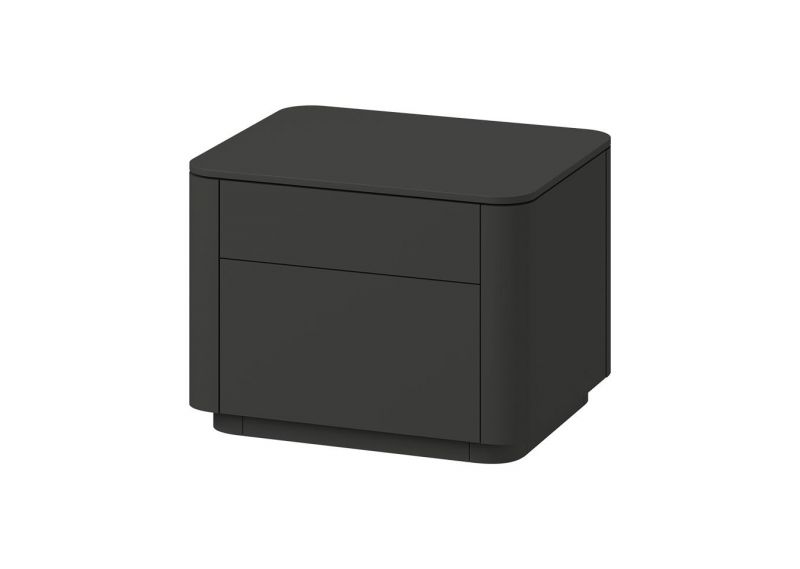 Тумба прикроватная Ellipsefurniture Tammi 2 ящика ширина 50 см (черный) TM010206150101 фото 2