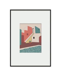 Интерьерный постер LH Mirror Home “Santorini” BD-3117653