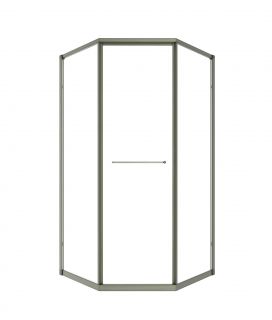 Душевой уголок Timo-S TTSS-100/13C-8R T33R 100x100 R стекло прозрачное / профиль никель