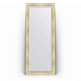 Зеркало напольное с гравировкой в багетной раме 84x204 Evoform EXCLUSIVE-G FLOOR BY 6328 травленое серебро