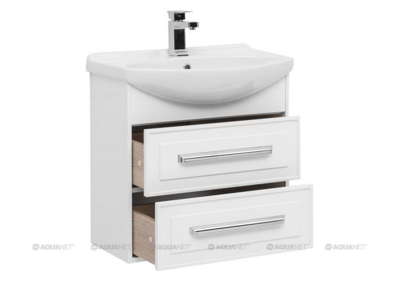 Тумба с раковиной Aquanet Остин 65 белый 00212635 фото 2