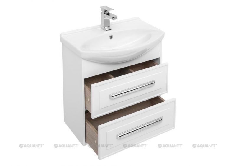 Тумба с раковиной Aquanet Остин 65 белый 00212635 фото 4
