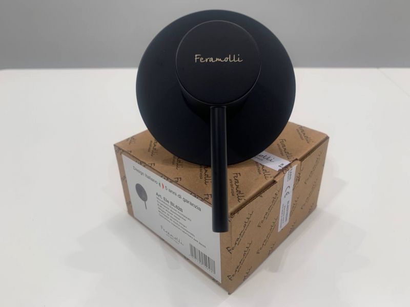 Смеситель однорычажный скрытого монтажа Feramolli Ele BL628, черный фото 3