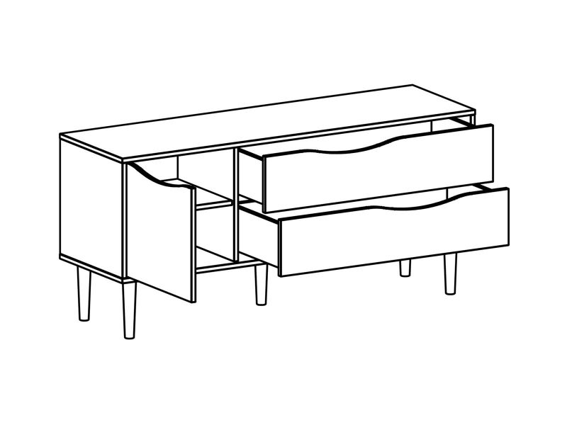 Тумба низкая Like ОГОГО Обстановочка белый BD-1742801 фото 7