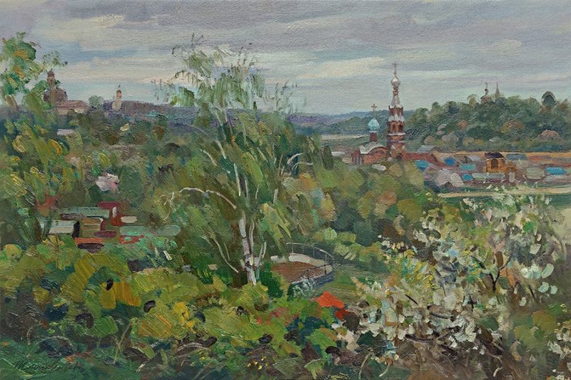 Картина "Пасмурный день" 40x60 Жлабович Анатолий