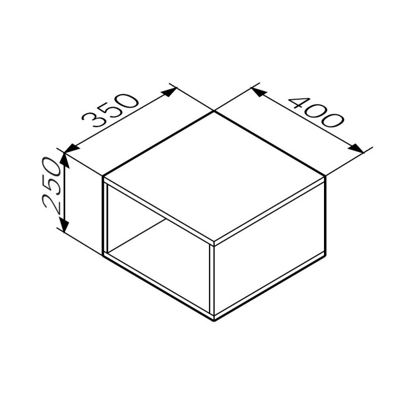 Ниша для хранения подвесная AM.PM Func M8FOH0401WM, 40 см