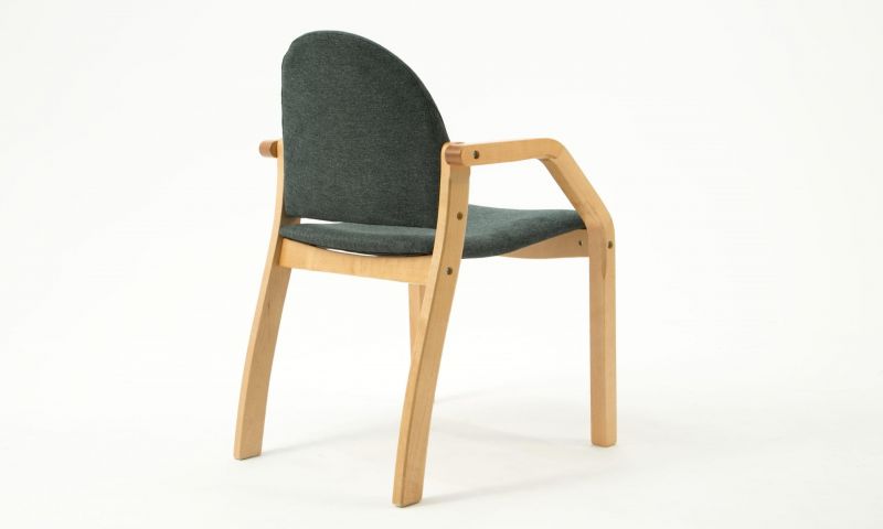 Стул-кресло Джуно 2.0 натур/зелёный Z112826N07