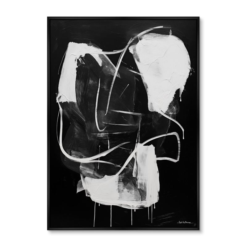Репродукция картины ArtNoMore на холсте Non-streamlined shapes, No 1, 2024г. фото 2