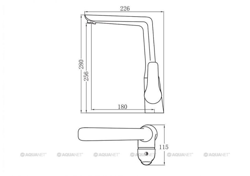 Смеситель для кухни Aquanet Pragmatic AF430-41С 00216770 фото 2