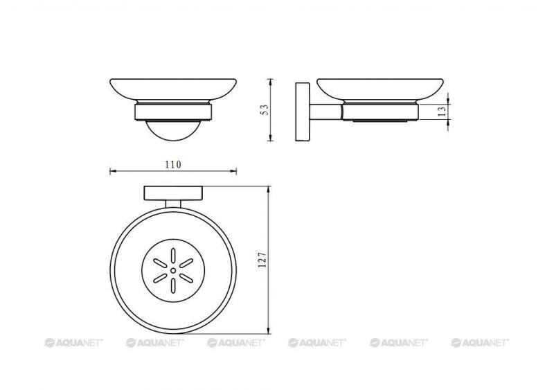 Мыльница для ванной Aquanet Flash R7 00210784