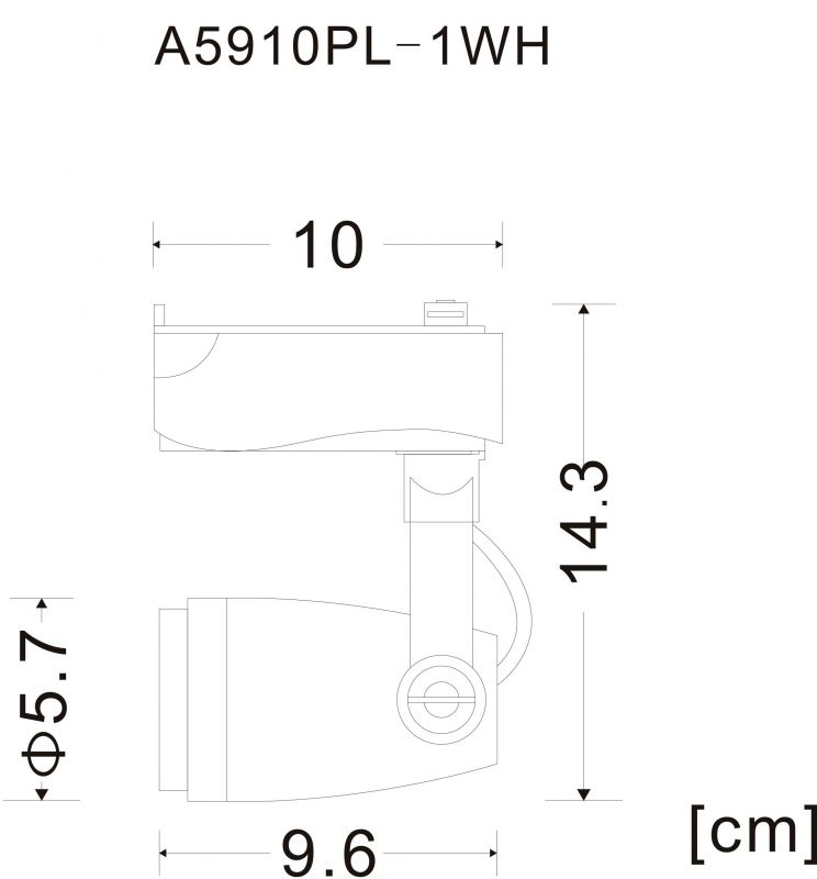Трековый светильник Arte Lamp track lights A5910PL-1WH фото 3
