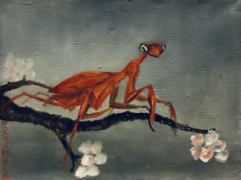 Картина "MANTIS - GIRL" Марина Дерягина фото 1