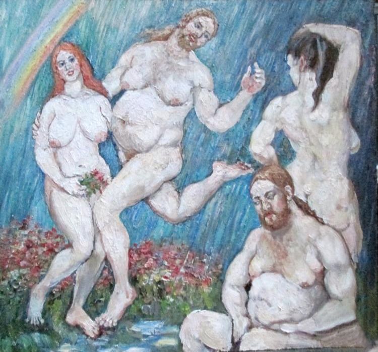 Картина "Давайте танцевать под дождём" Ягужинская Анна