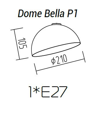Подвесной светильник TopDecor Dome Bella P1 09