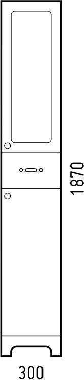 Пенал Corozo Прованс SD-00000470 30 см