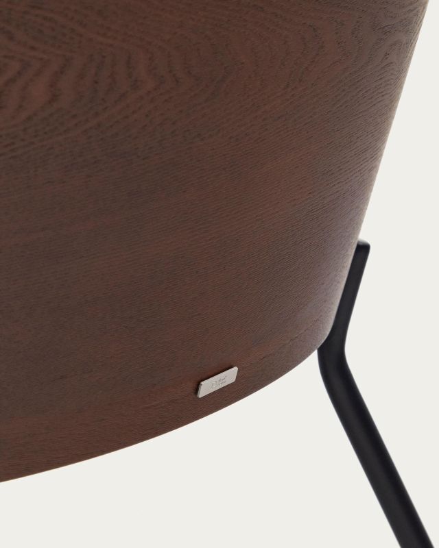 Кресло Eamy светло-коричневое из шпона ясеня с отделкой венге La Forma (ex Julia Grup) BD-2607989