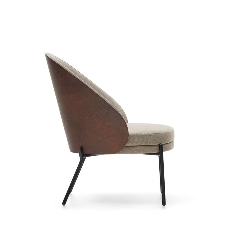 Кресло Eamy светло-коричневое из шпона ясеня с отделкой венге La Forma (ex Julia Grup) BD-2607989