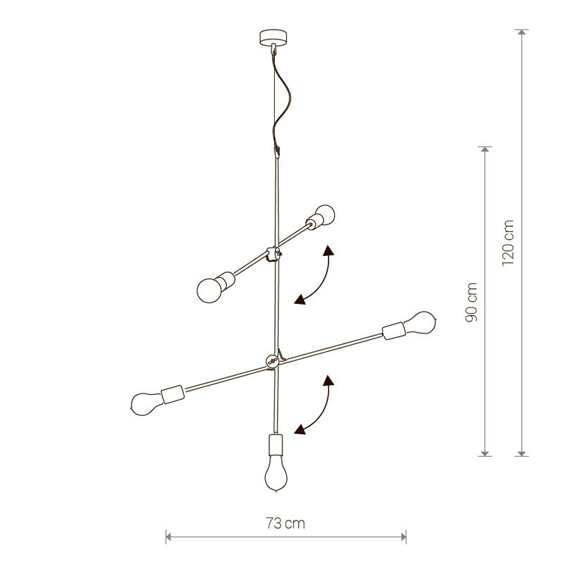 Люстра подвесная Nowodvorski STICKS 9076