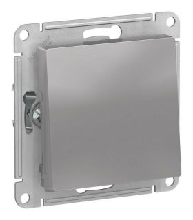 Переключатель IP44 1-клавишный Systeme Electric ATLASDESIGN AQUA, скрытый монтаж, алюминий, BD-3020515