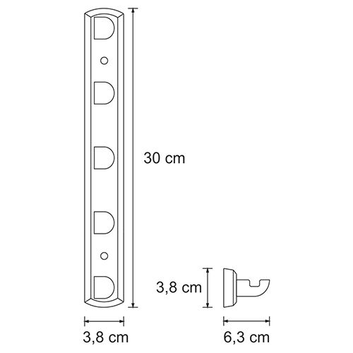 Кронштейн настенный WasserKRAFT Kammel K-8375