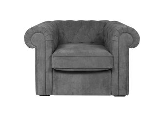 Кресло ОГОГО Обстановочка Chesterfield серое BD-1751720