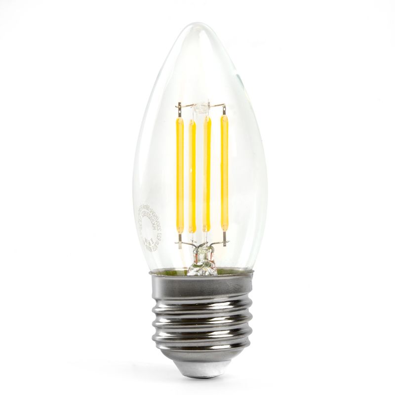 Лампа светодиодная FERON 7W E27 4000K LB-66 Свеча 38271
