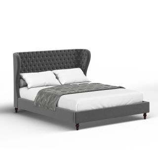 Кровать ANDY 140х200 серого цвета BD-2770223