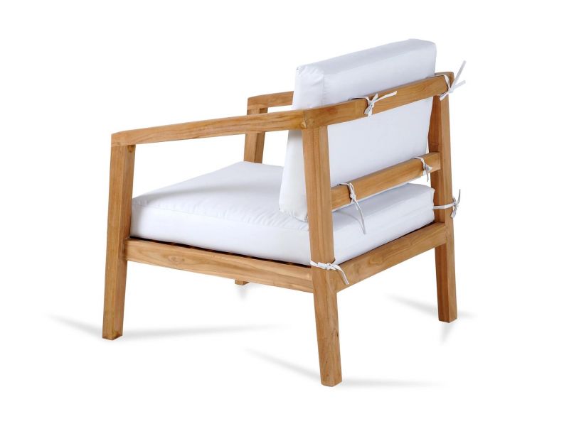 Кресло с подушками ОГОГО Обстановочка Sundeck бежевое BD-3023149 фото 8
