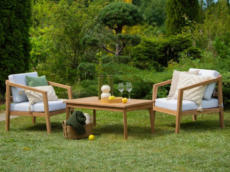 Кресло с подушками ОГОГО Обстановочка Sundeck бежевое BD-3023149 фото 10