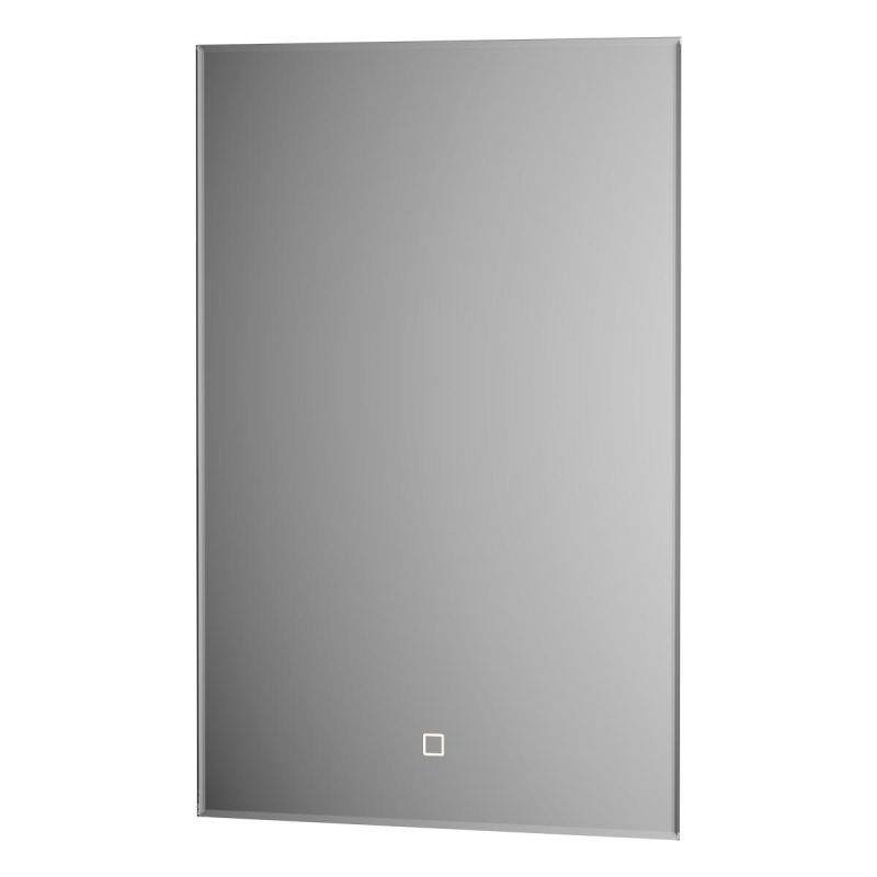 Зеркало для ванной DEFESTO GLOW DF 2502S с LED-подсветкой и сенсорным выключателем 40x60см фото 1