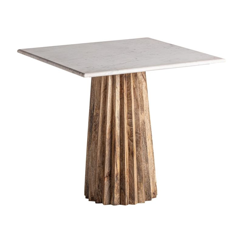 Квадратный барный стол Vical Plisse WOOD белый 173053 фото 2
