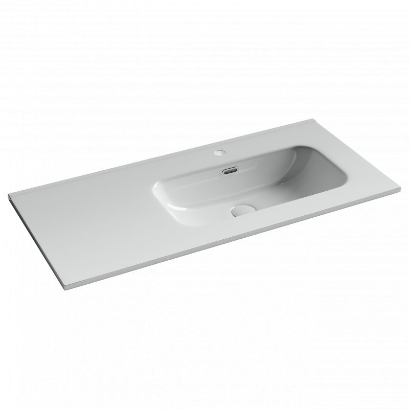 Раковина-столешница Ceramica Nova ELEMENT CN7003R 101 белая R фото 1