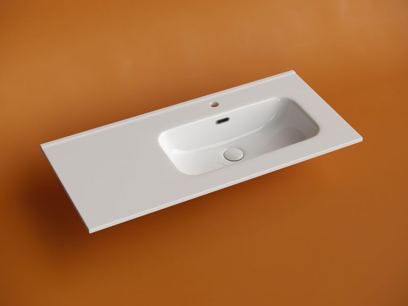 Раковина-столешница Ceramica Nova ELEMENT CN7003R 101 белая R фото 3