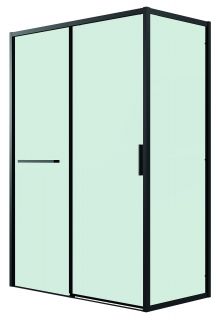 Душевой уголок Grossman Style 120.K33.05.1210.21.00, 120х100 см, профиль черный матовый, стекло прозрачное