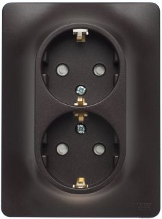 Электрическая розетка силовая (штепсельная) 2-я Systeme Electric Glossa BD-1510062