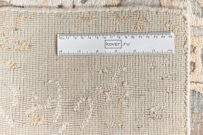 Индийский ковер из арт-шёлка Carpet «SOMERSET» FL-35-GOLD-GREY 200 x 300 см фото 6