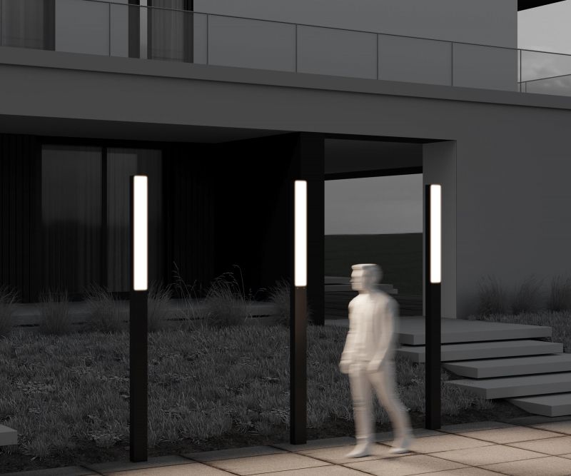 Садово-парковый светильник Maytoni Blitz влагозащищенный LED теплый свет (3000К) 40W O470FL-L40GF3K фото 9