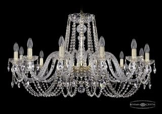 Подвесная люстра Bohemia Ivele Crystal 1402/12/360 G