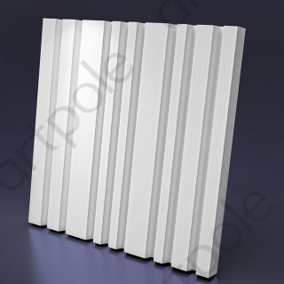 Гипсовая 3D панель Artpole BARCODE BIG 2 D-0009-2 600x600x34 мм