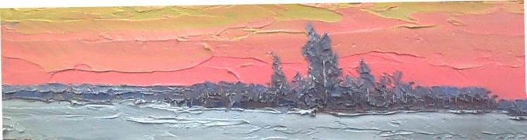 Картина "Рассвет" 30x10 Головченко Алексей фото 1