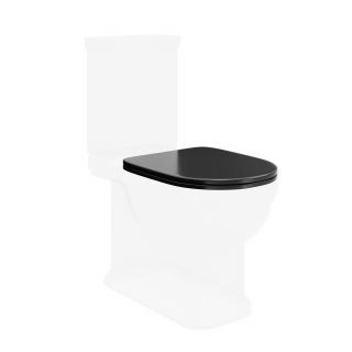 Сиденье для унитаза Kerama Marazzi Pompei PO.seat.01\BLK, черное глянцевое